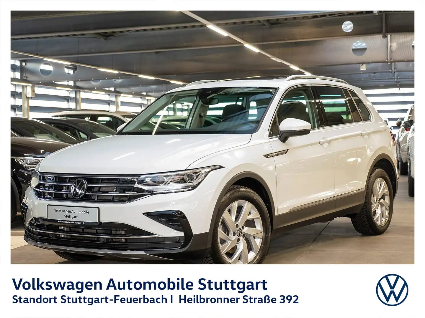 Volkswagen Tiguan 2.0 TDI R-Line DSG Kamera AHK P-Dach Weiß - 1