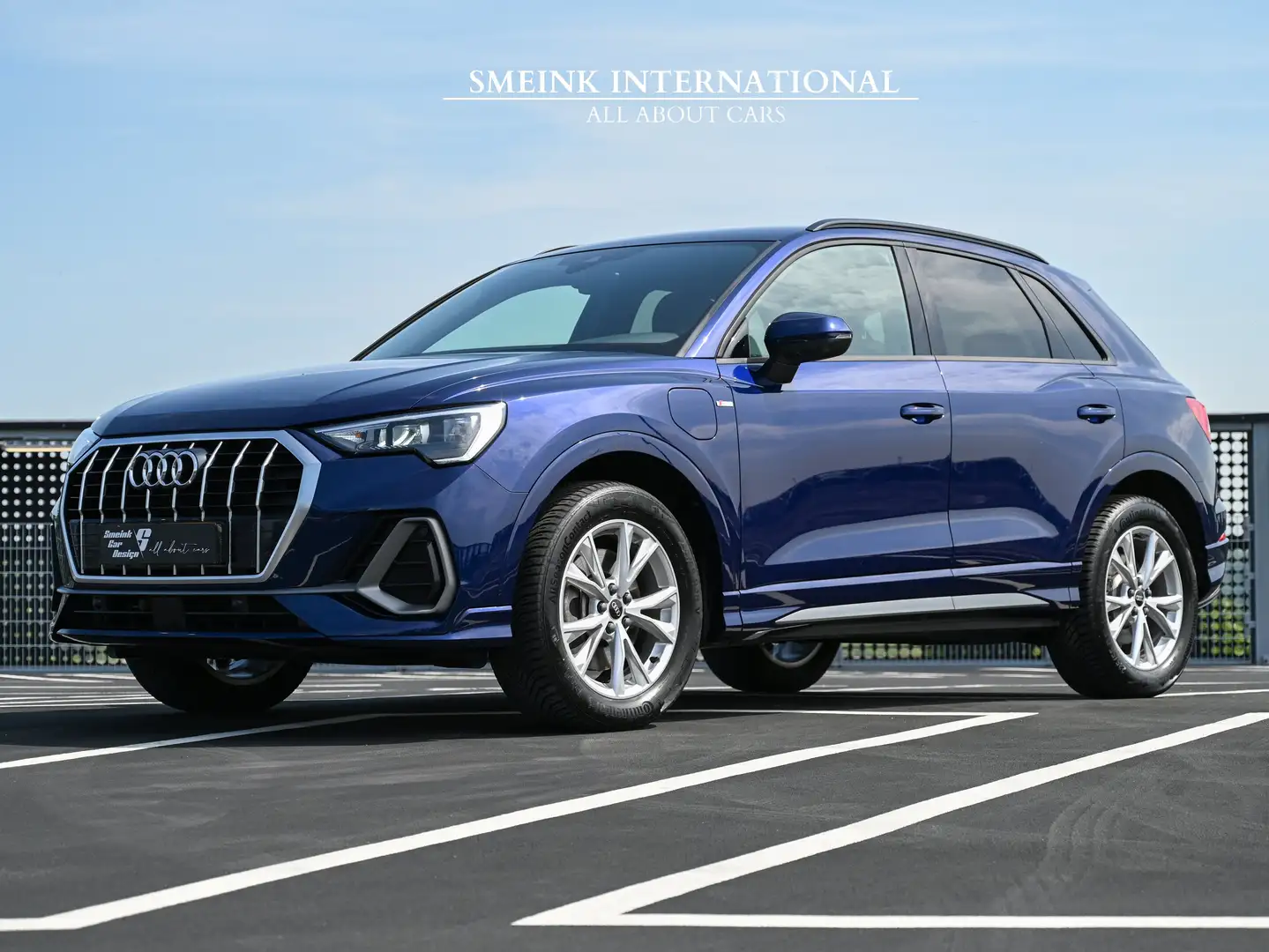Audi Q3 45 TFSI e S edition 245PK, Achteruitrijcamera, Bleu - 1