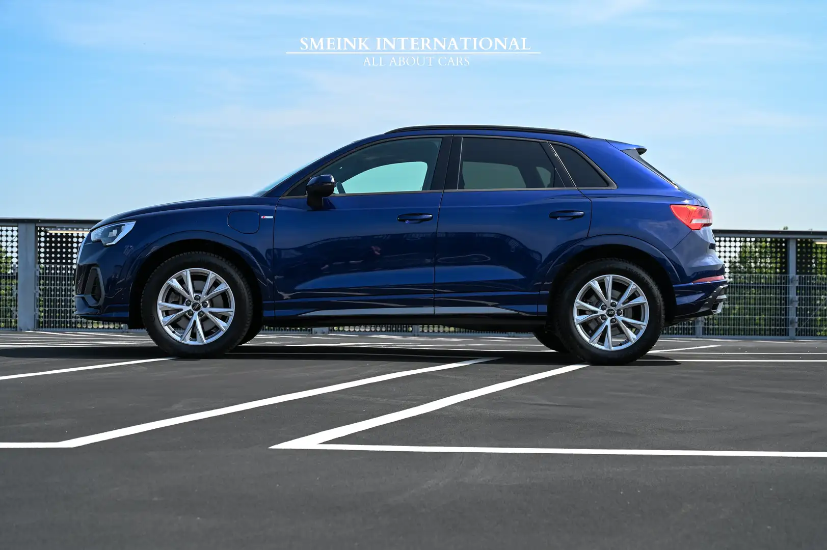 Audi Q3 45 TFSI e S edition 245PK, Achteruitrijcamera, Bleu - 2