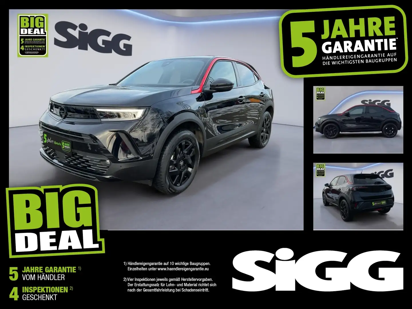 Opel Mokka 1.2 Klima, Sitz & Lenkradheizung, Parkpilot Schwarz - 1