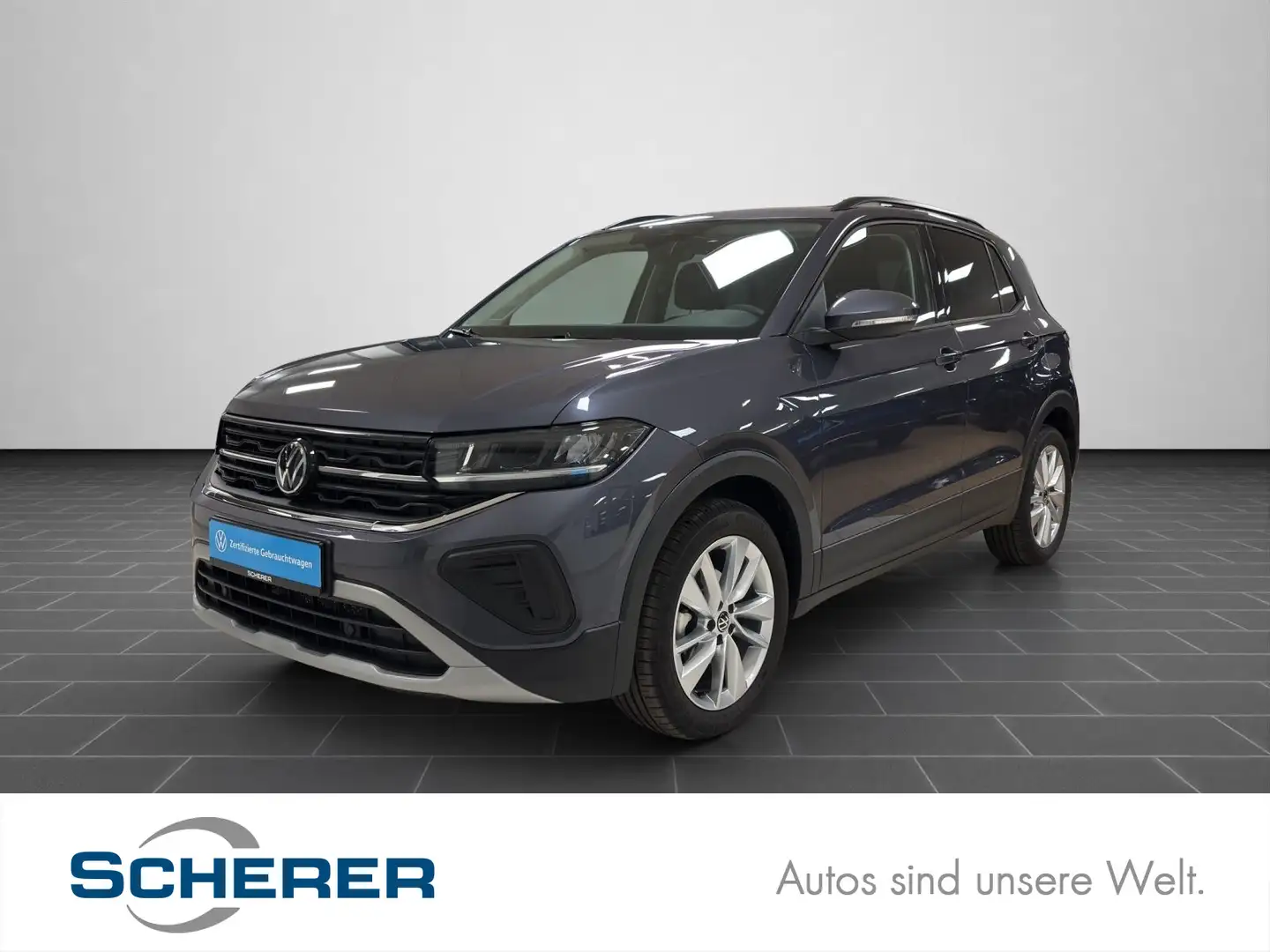 Volkswagen T-Cross 1.0 TSI Life DSG AHZ ACC Keyless RearVie Gris - 1