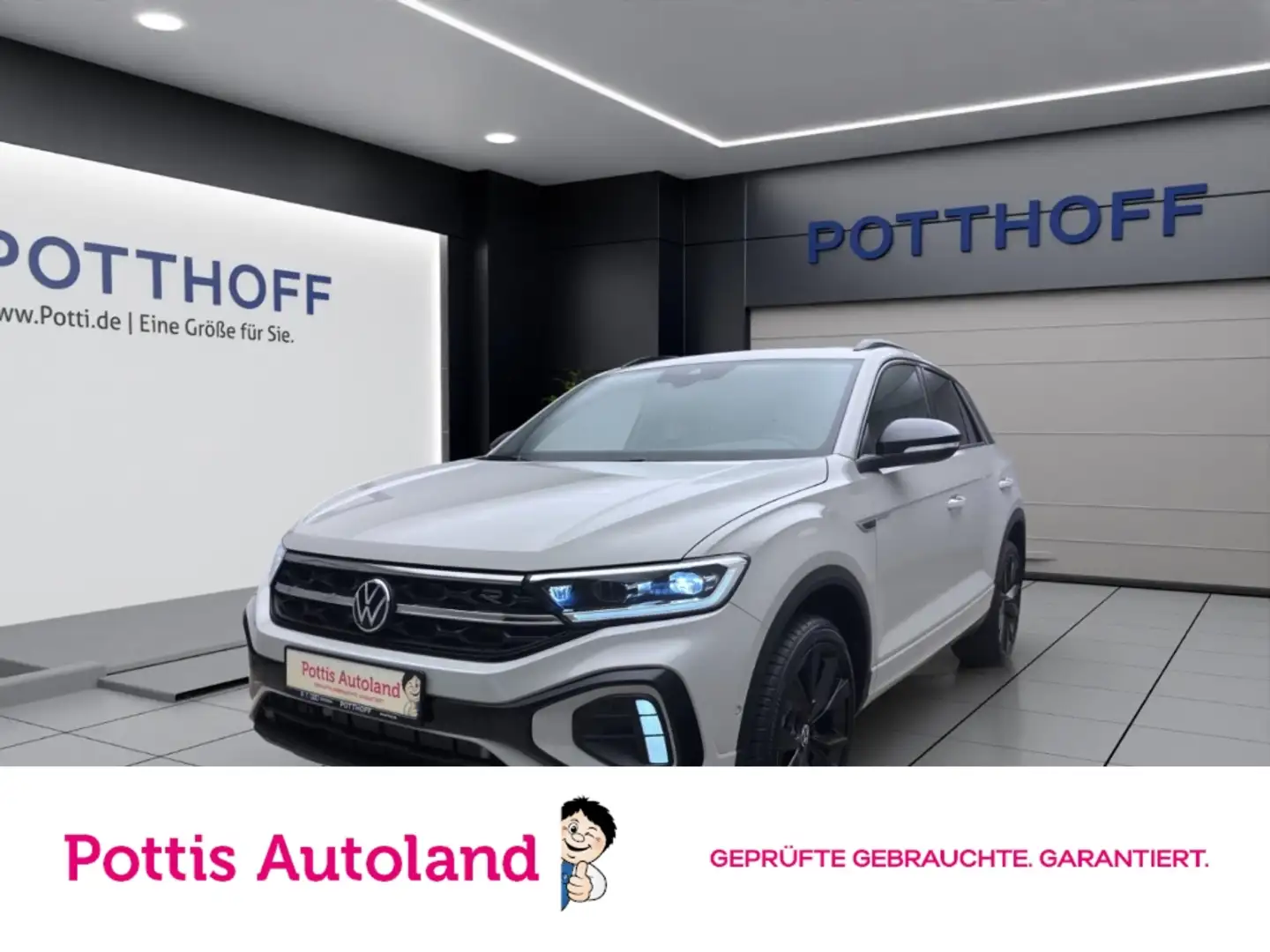 Volkswagen T-Roc 2.0 TSI DSG 4M R-LINE KLIMA PANO AHK ACC Grau - 1