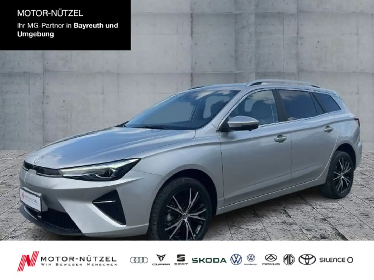 MG MG5 5 Luxury max. Reichweite LEDER+17"+360 Grad Silber - 1