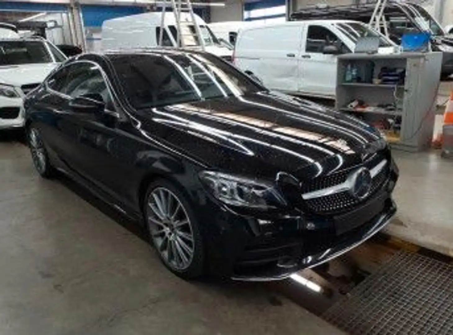 Mercedes-Benz C 300 Coupe AMG LINE 19Z*WIDE*MBEAM*ACC*MEMO Schwarz - 2