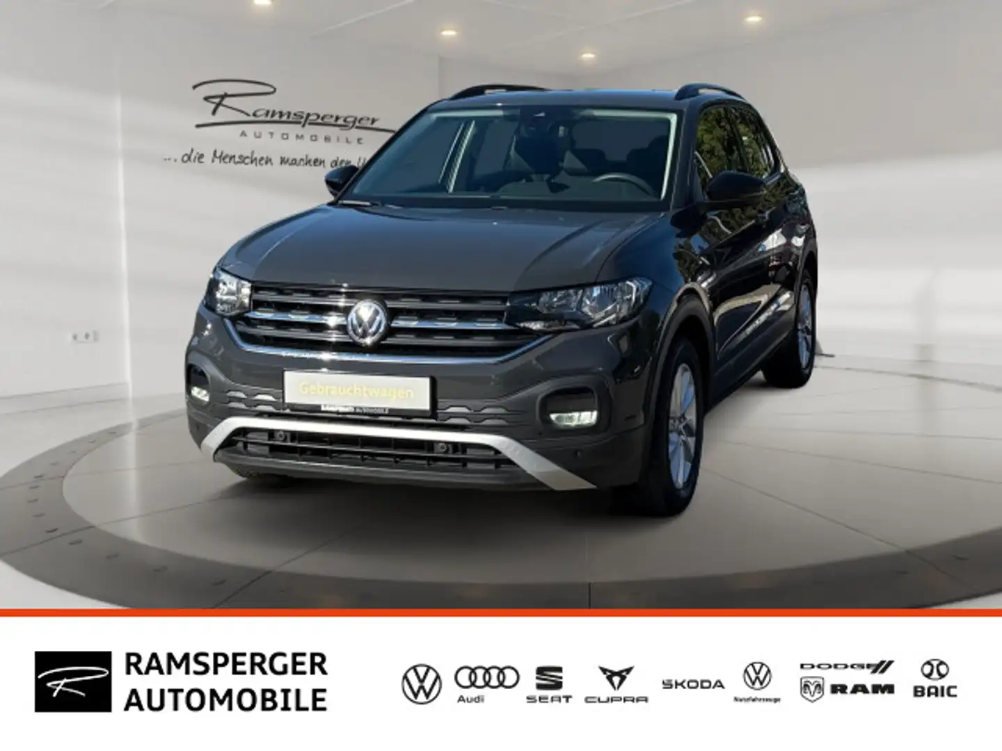 Volkswagen T-Cross Life 1.0 TSI Connect/EPH/SH/uvm. Gris - 1