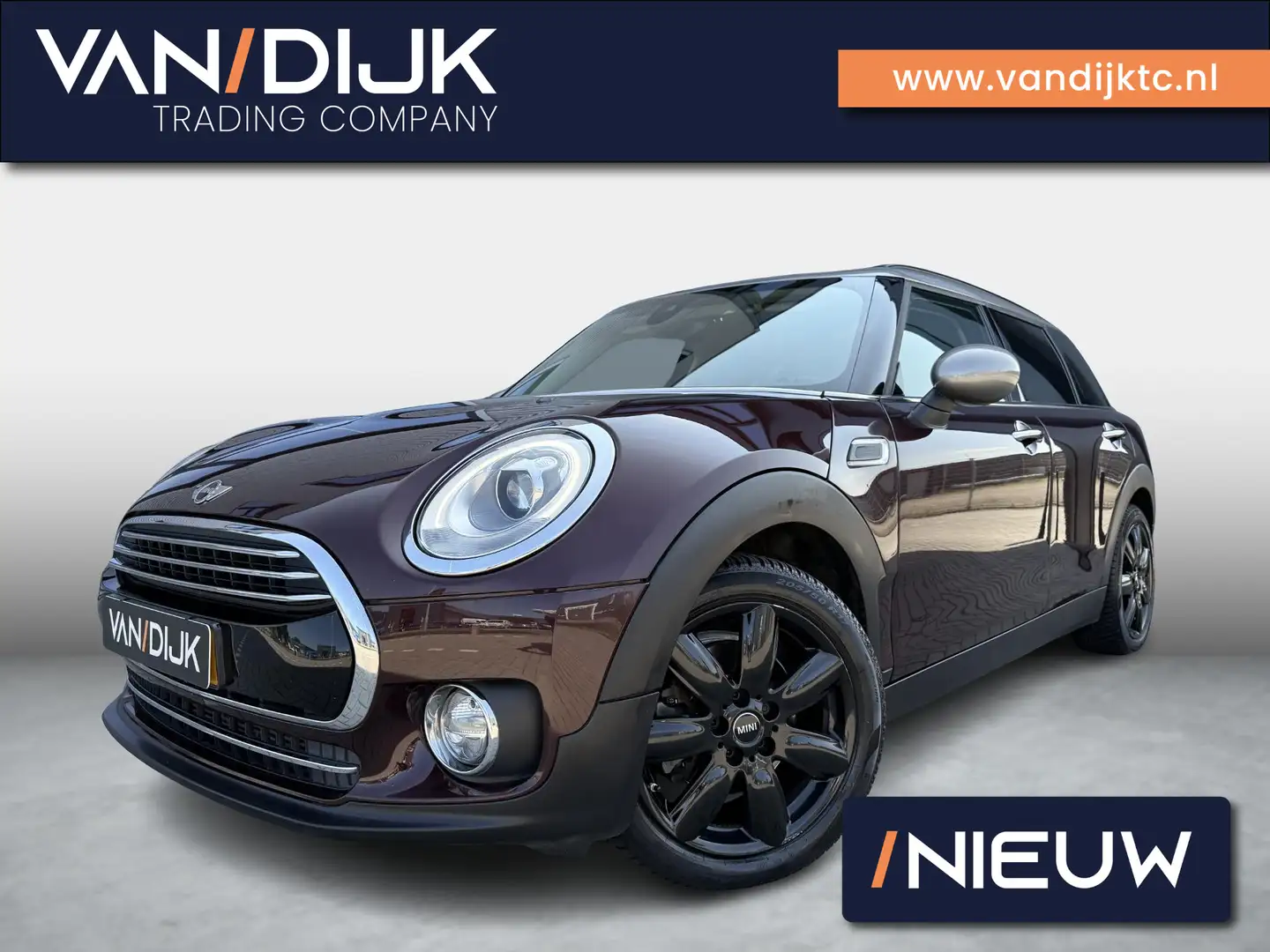 MINI Cooper Clubman Mini 1.5 Business ✓Automaat ✓Full LED ✓Navigatie F Rood - 1