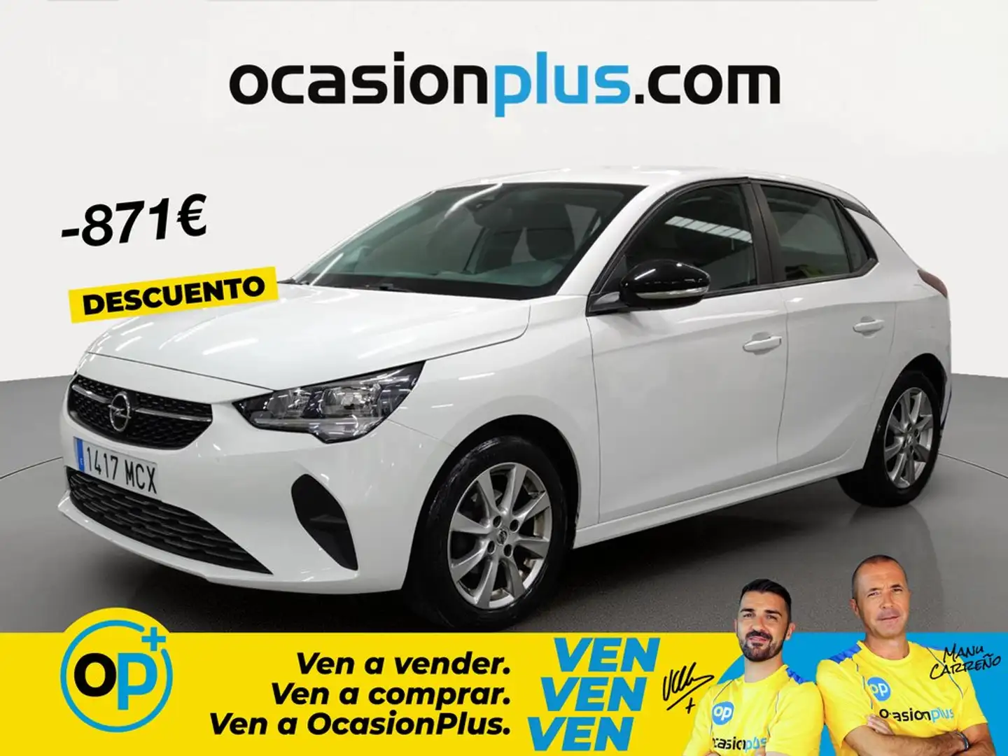 Opel Corsa 1.2 XEL S/S Edition 75 Blanco - 1