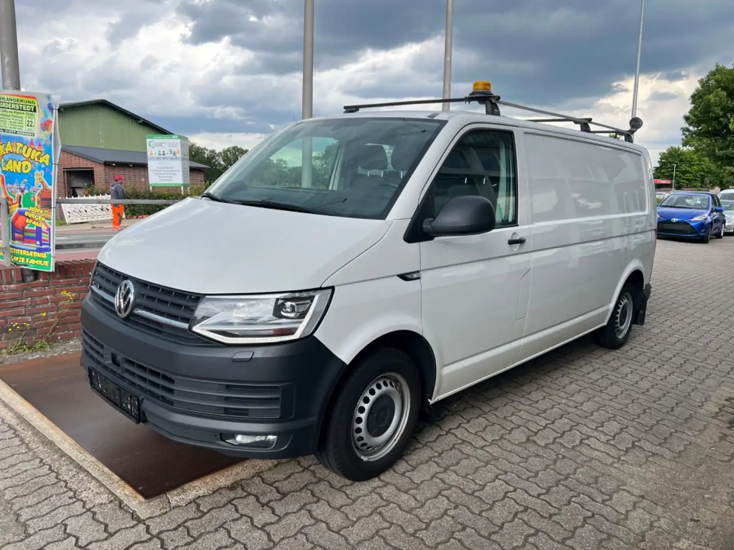 Volkswagen T6 Transporter T6 TRANSPORTER LANG/4MOTION LED/STANDHZ/AHK/1.HD Blanco - 1