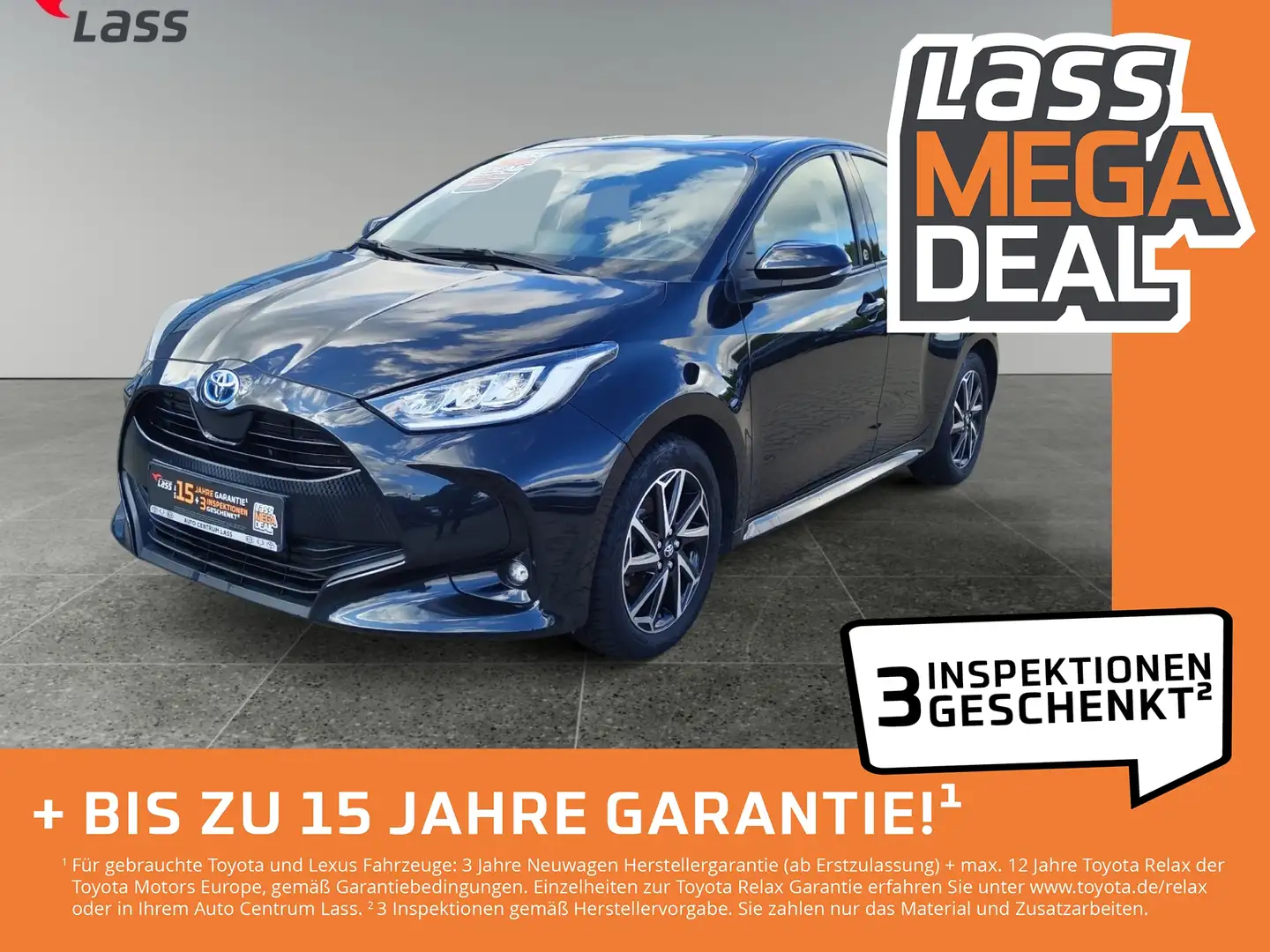 Toyota Yaris 1.5 D Team Deutschland ACC AUT Kam. KlimaA Noir - 1