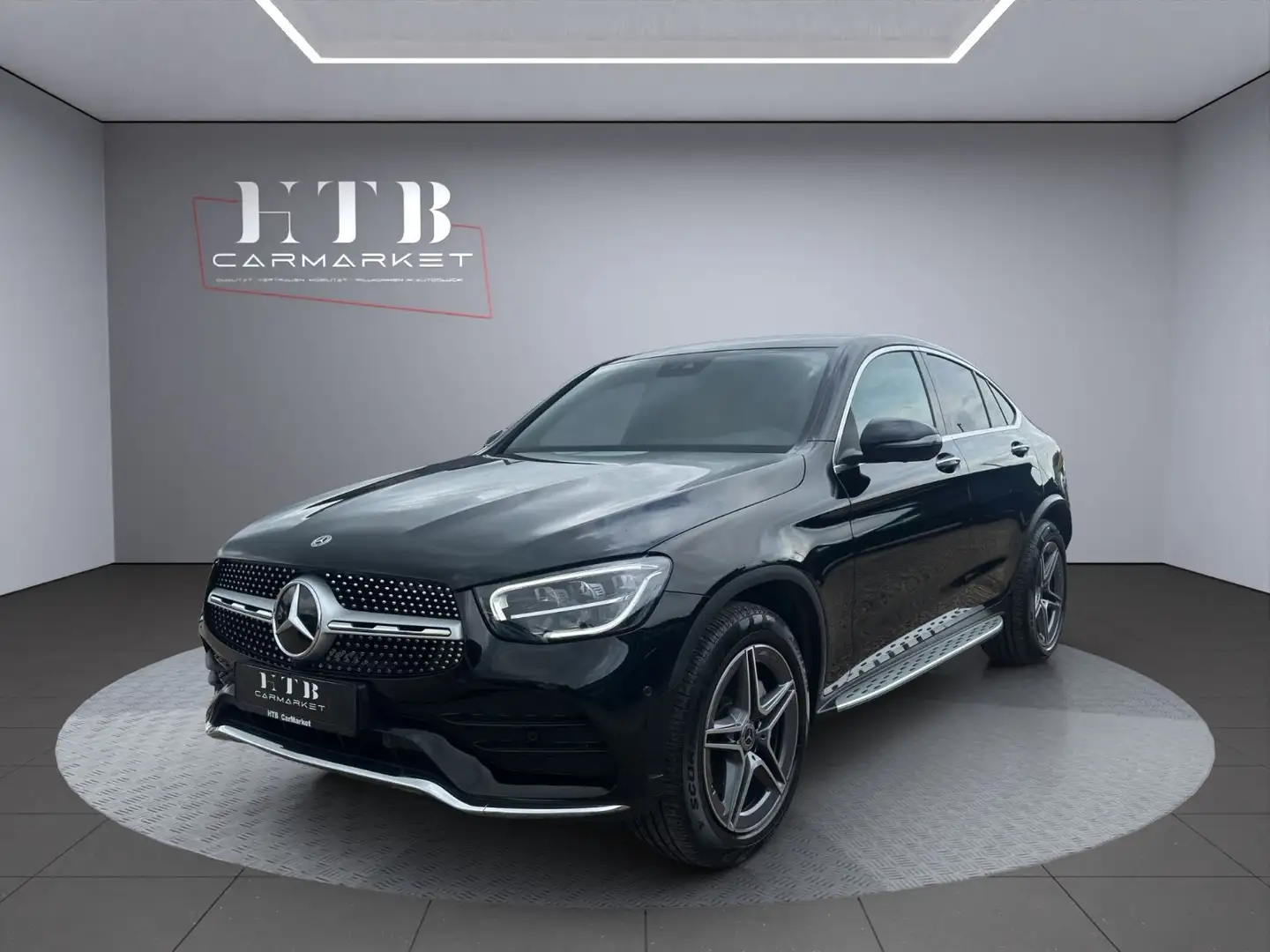 Mercedes-Benz GLC 200 d Coupe 4Matic AMG Line/LED/CAM/ACC/MBUX Zwart - 1