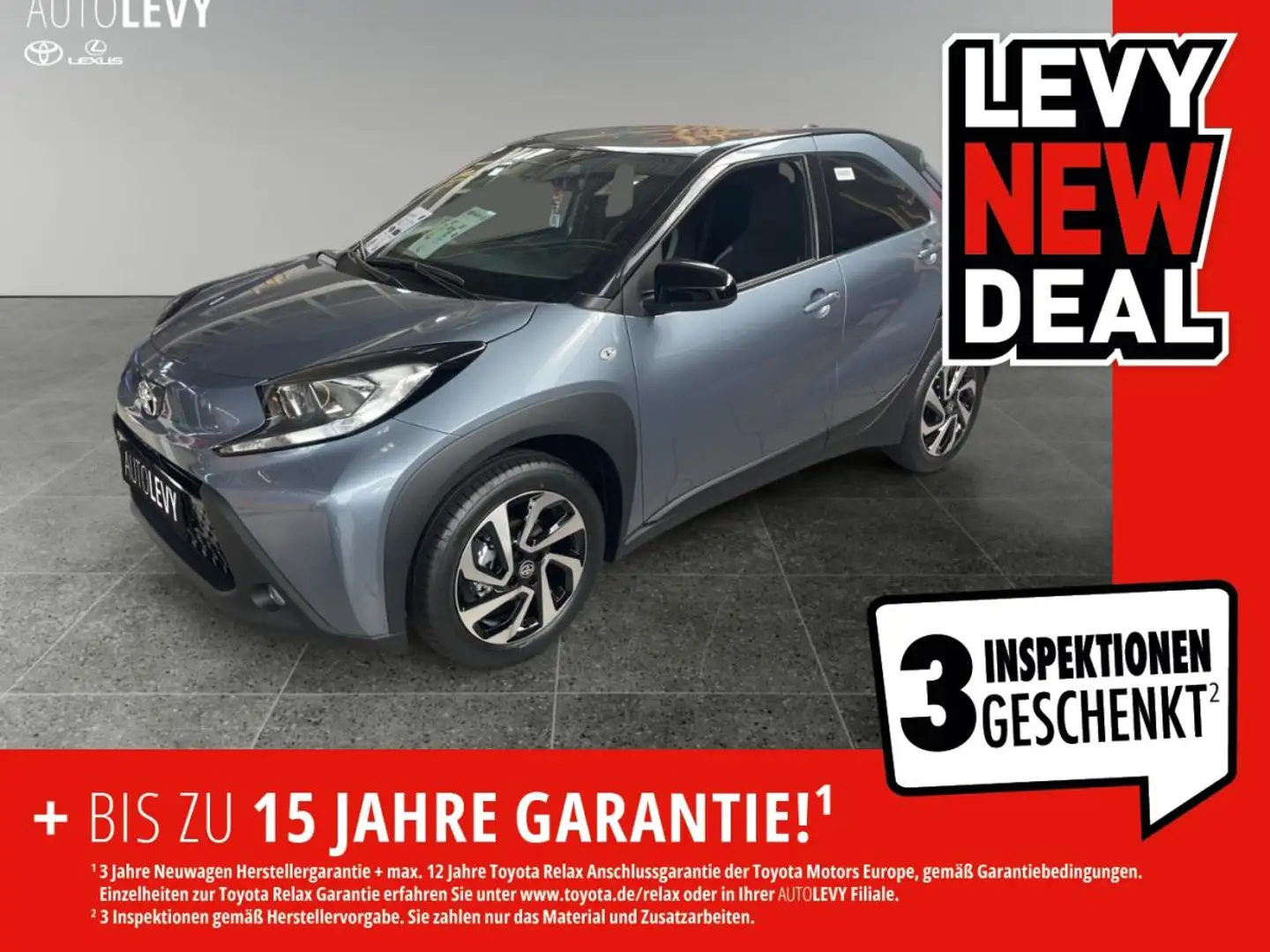 Toyota Aygo X Automatik Teamplayer *SOFORT*AKTION* Grau - 1