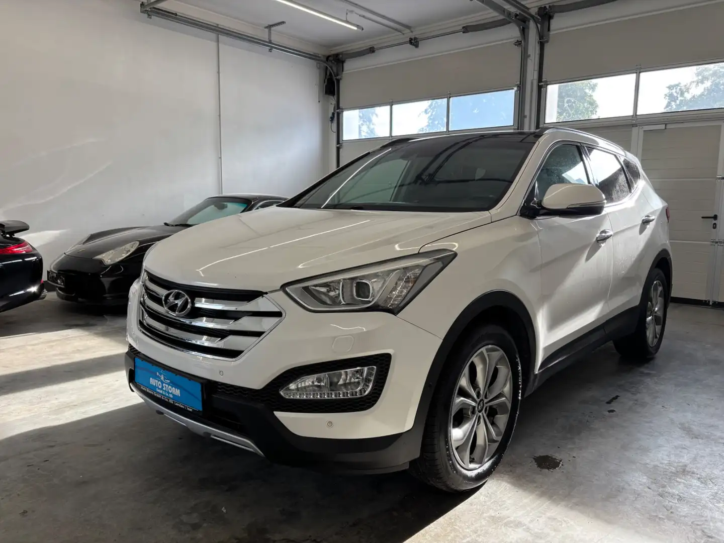 Hyundai SANTA FE 2.2 CRDi blue Style*Allrad*Xenon*4xSHZ*Sitzbl*Pano Weiß - 1
