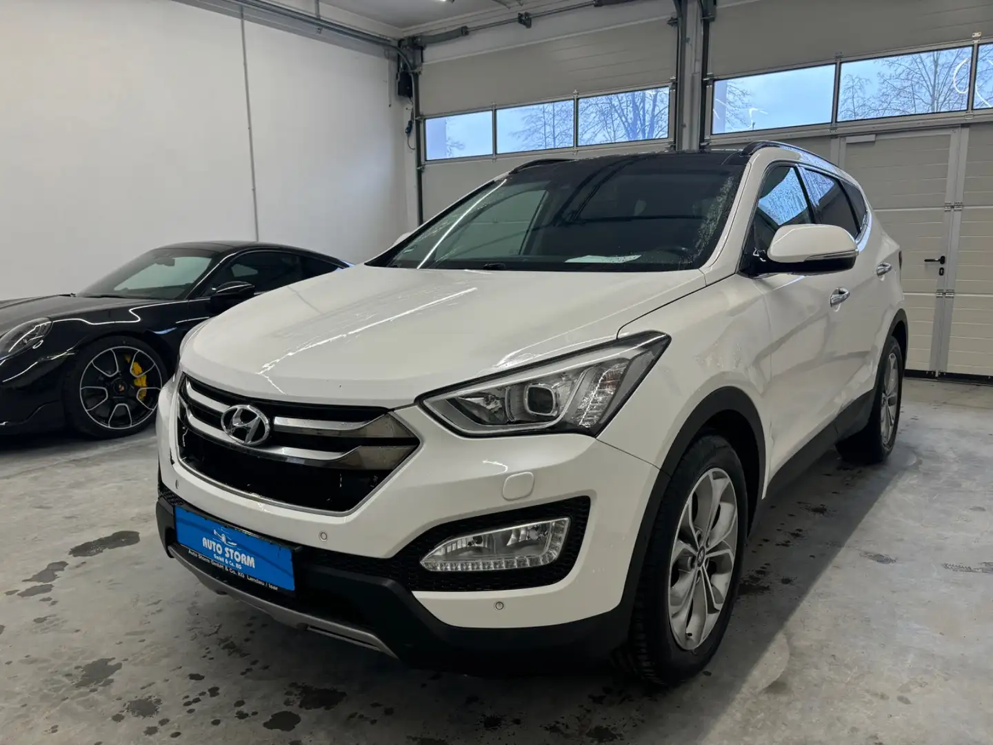 Hyundai SANTA FE 2.2 CRDi blue Style*Allrad*Xenon*4xSHZ*Sitzbl*Pano Blanc - 1