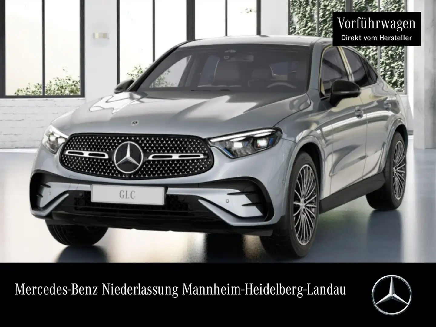 Mercedes-Benz GLC 220 d 4M AMG+NIGHT+360+AHK+BURMESTER+TOTW+9G Silber - 1
