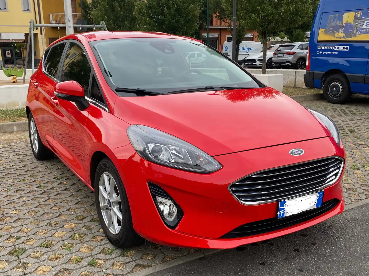 Ford Fiesta Fiesta VII 2017 5p 5p 1.0 ecoboost  Titanium s Rosso - 1