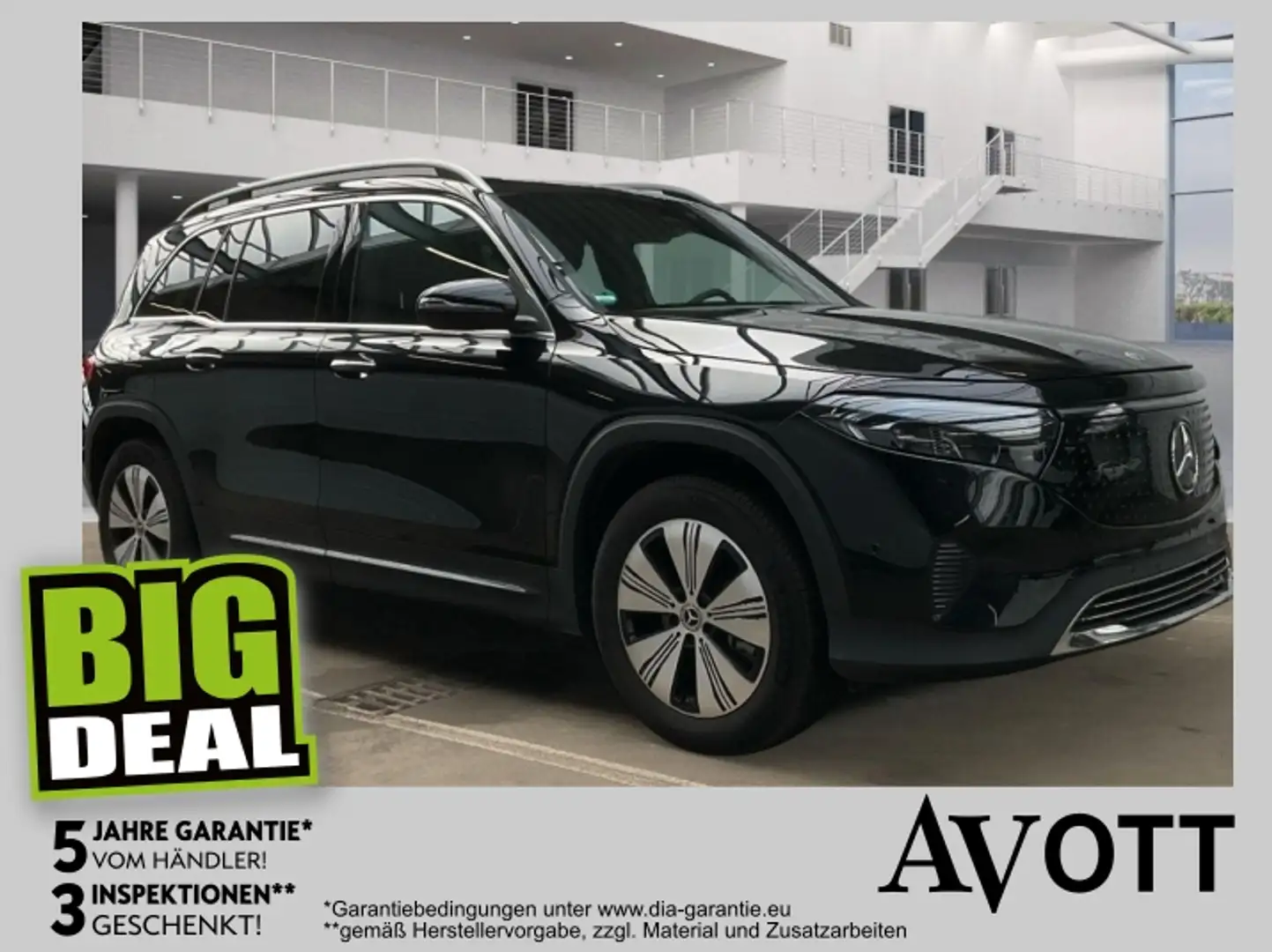 Mercedes-Benz EQB 350 4MATIC AHV Schwarz - 1