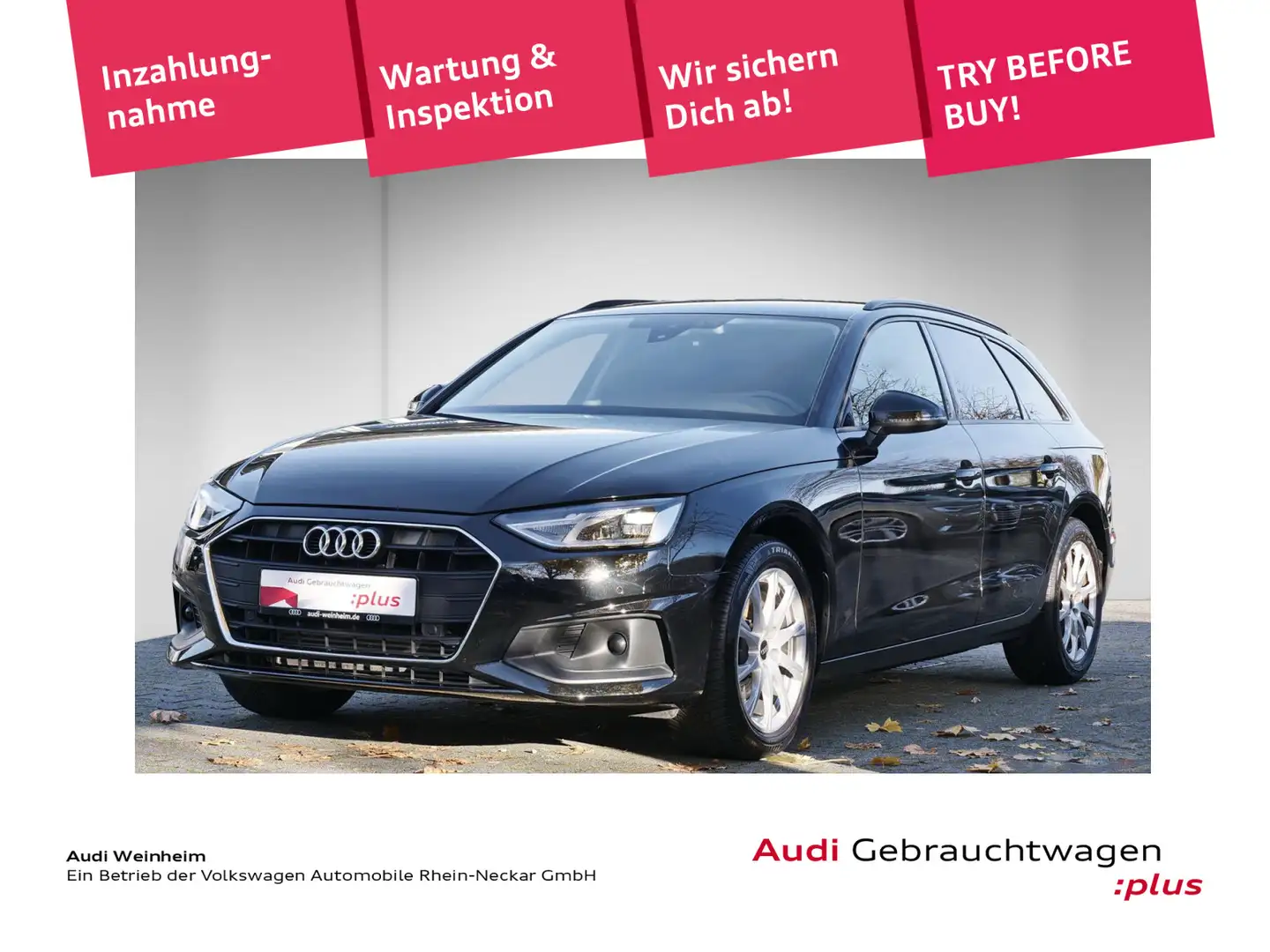 Audi A4 35 TFSI S-tronic LED Navi Einparkhilfe Schwarz - 1