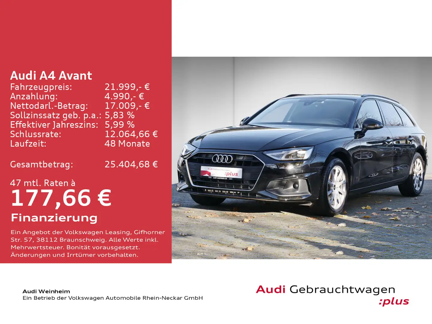Audi A4 35 TFSI S-tronic LED Navi Einparkhilfe Schwarz - 2