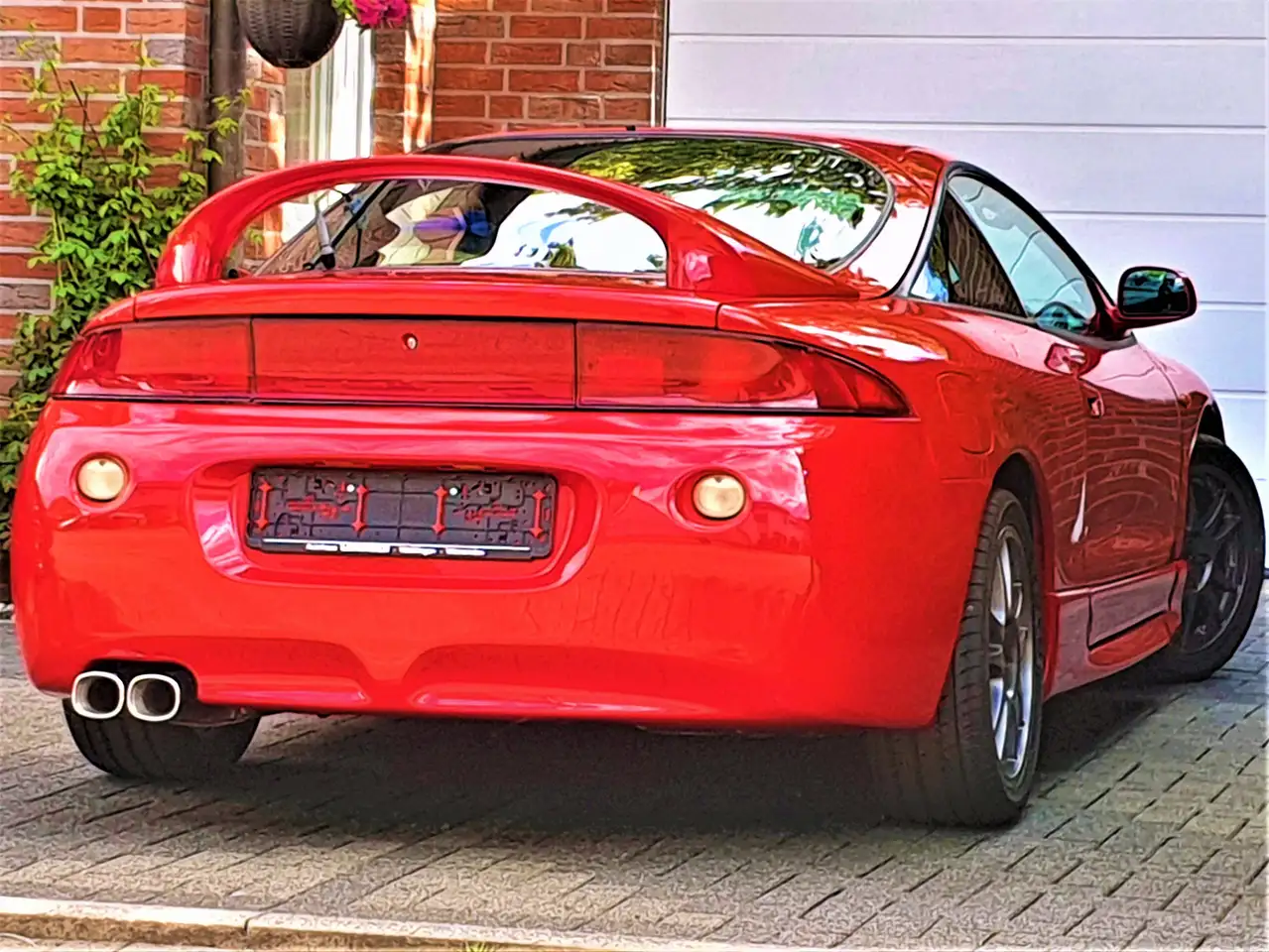 Mitsubishi ECLIPSE GSX T SPOILER ECHTES BICOLOR VOLLLEDER KLIMA SITZHEIZUNG ALPINE CD USB RADIO NEUE RÄDER & 12V BATTERIE UNFALLFRE!, foto 4