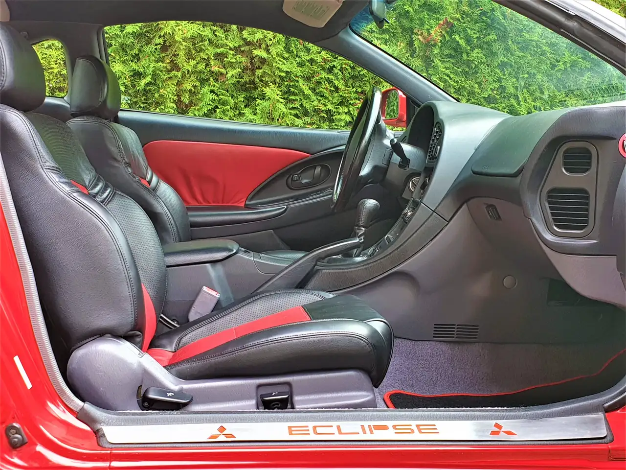 Mitsubishi ECLIPSE GSX T SPOILER ECHTES BICOLOR VOLLLEDER KLIMA SITZHEIZUNG ALPINE CD USB RADIO NEUE RÄDER & 12V BATTERIE UNFALLFRE!, foto 9