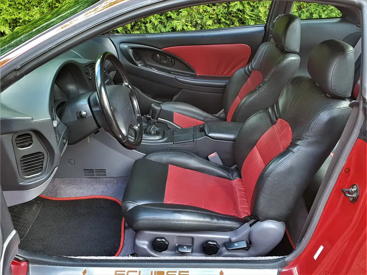 Mitsubishi ECLIPSE GSX T SPOILER ECHTES BICOLOR VOLLLEDER KLIMA SITZHEIZUNG ALPINE CD USB RADIO NEUE RÄDER & 12V BATTERIE UNFALLFRE!, foto 8
