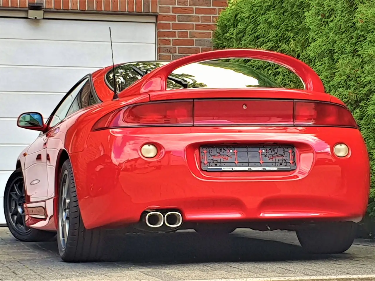 Mitsubishi ECLIPSE GSX T SPOILER ECHTES BICOLOR VOLLLEDER KLIMA SITZHEIZUNG ALPINE CD USB RADIO NEUE RÄDER & 12V BATTERIE UNFALLFRE!, foto 2
