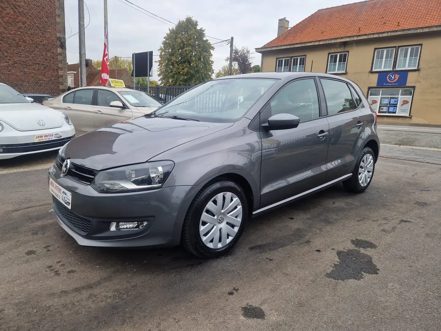 Volkswagen Polo 1.6 TDi Automatique DSG ** CLIM AUTO/CAPTEURS ** Gris - 1