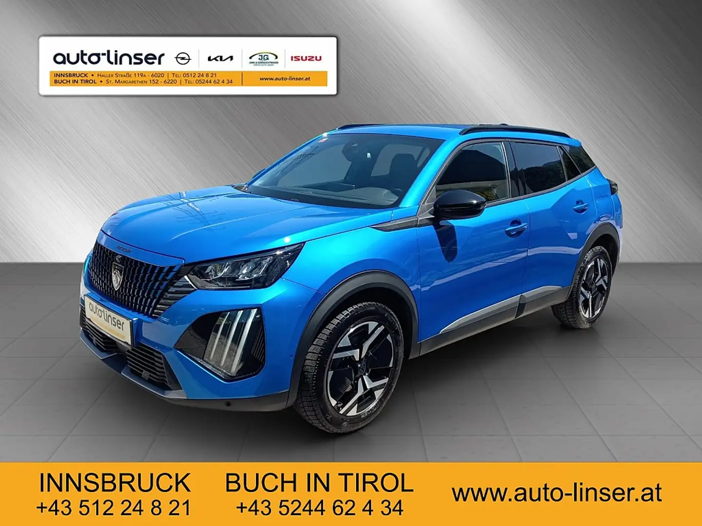 Peugeot 2008 PureTech 100 S&S Allure 6-Gang-Manuell Blauw - 1