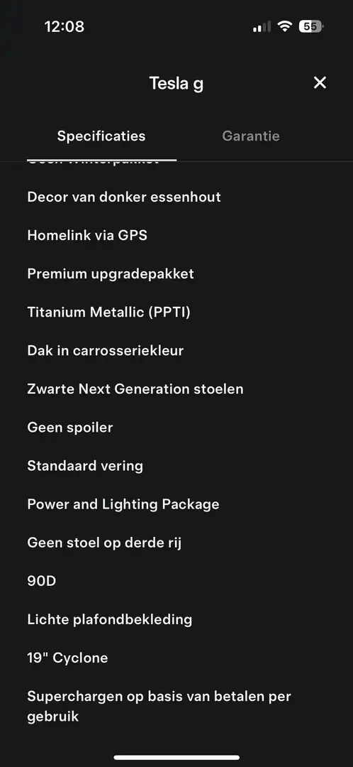 Tesla Model S 90D - no free supercharging! Grijs - 2