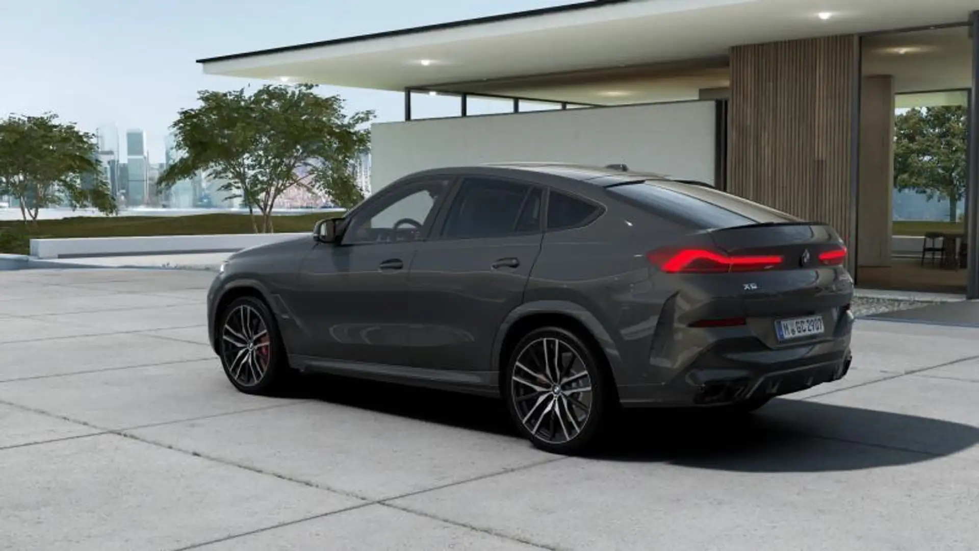 BMW X6 M 60i auto Gris - 2