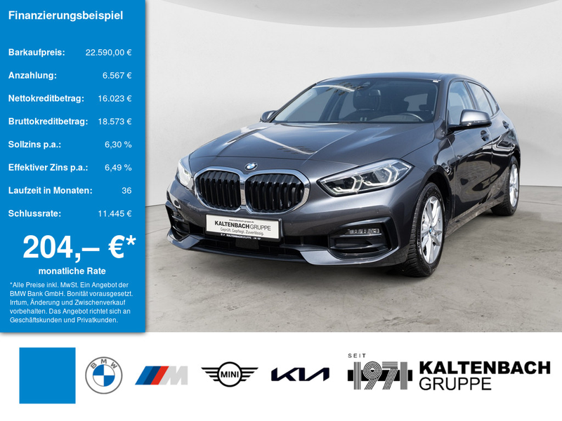 BMW 118 d Sport Line PANO HUD LED W-LAN NAVI SHZ