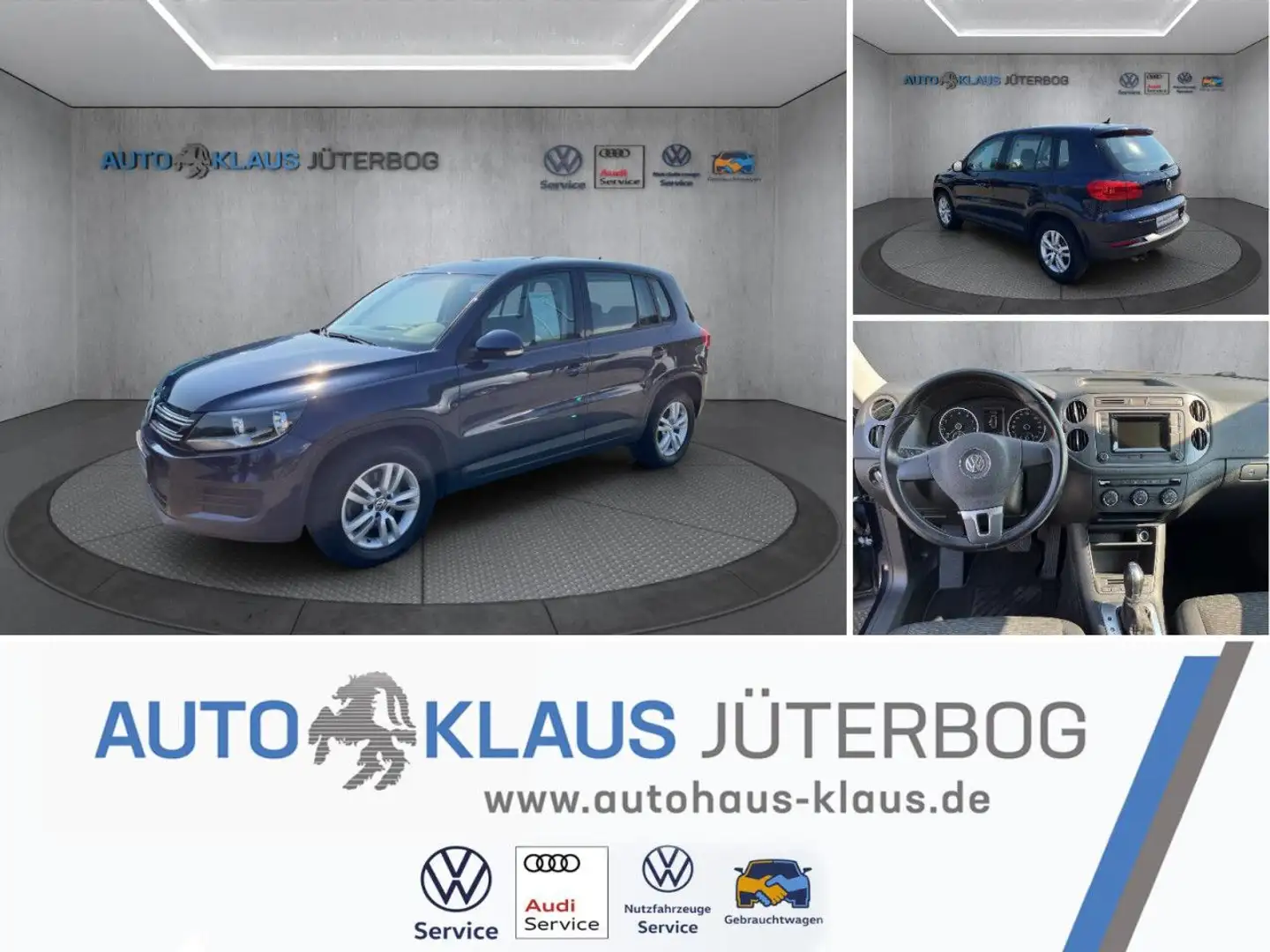 Volkswagen Tiguan 1.4 TSI DSG 1.Hand +Climatic+PDC Azul - 2