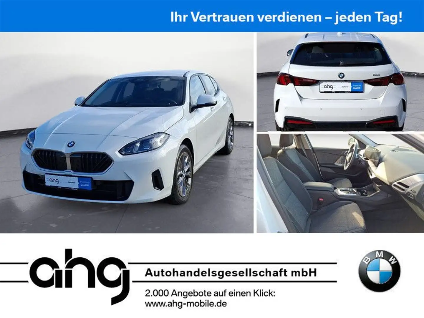 BMW 120 Steptronic Premium Paket Komfortzugang Weiß - 1