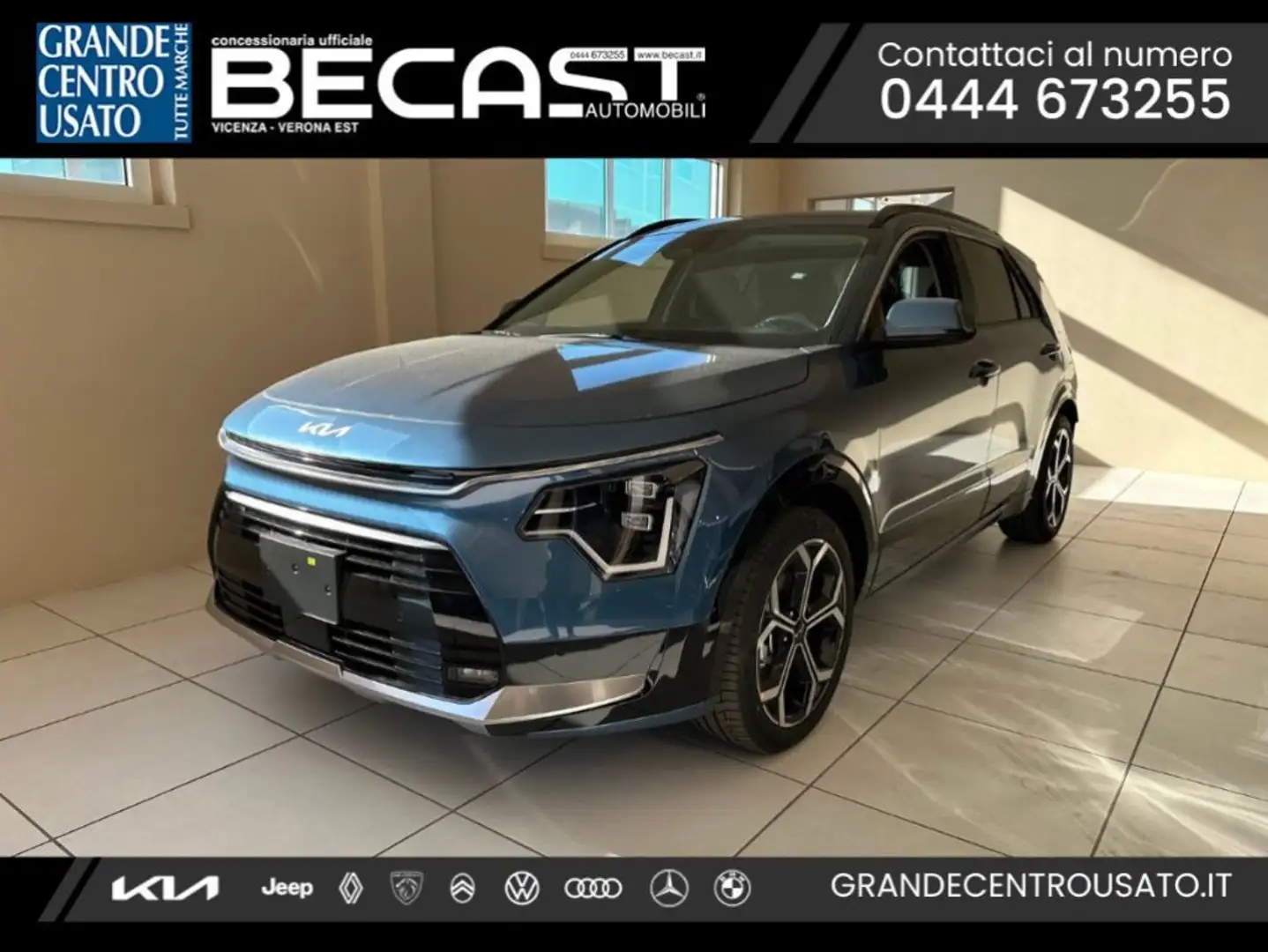 Kia Niro Tri-Fuel 1.6 GDi DCT HEV GPL Evolution PRONTA CONS Blu/Azzurro - 1