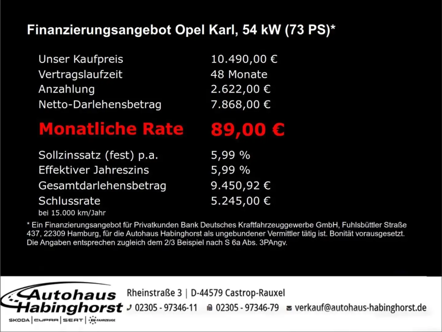 Opel Karl 1.0 Rocks Klima PDC Bluetooth USB LM Plateado - 2
