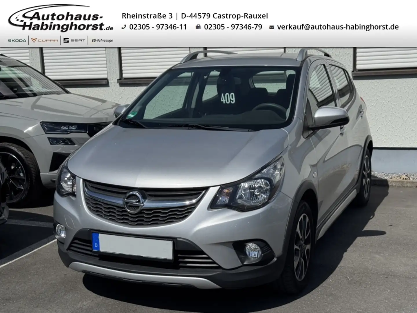 Opel Karl 1.0 Rocks Klima PDC Bluetooth USB LM Plateado - 1