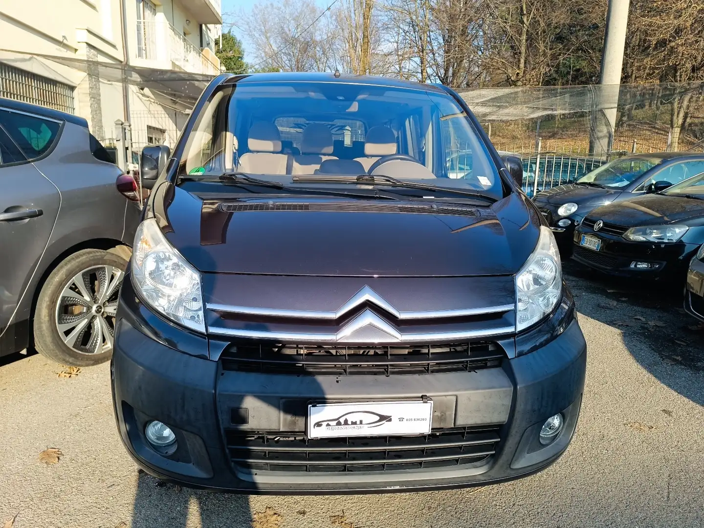 Citroen Jumpy ATLANTE 9 POSTI PASSO LUNGO 2.0HDI GANCIO  TRAINO Grigio - 2