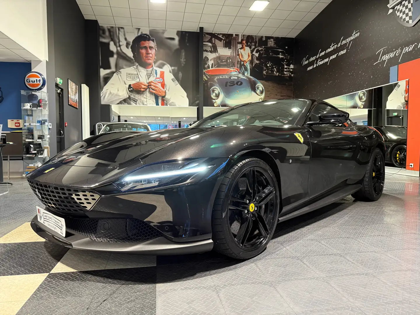 Ferrari Roma Roma V8 4.0 620ch Noir - 1