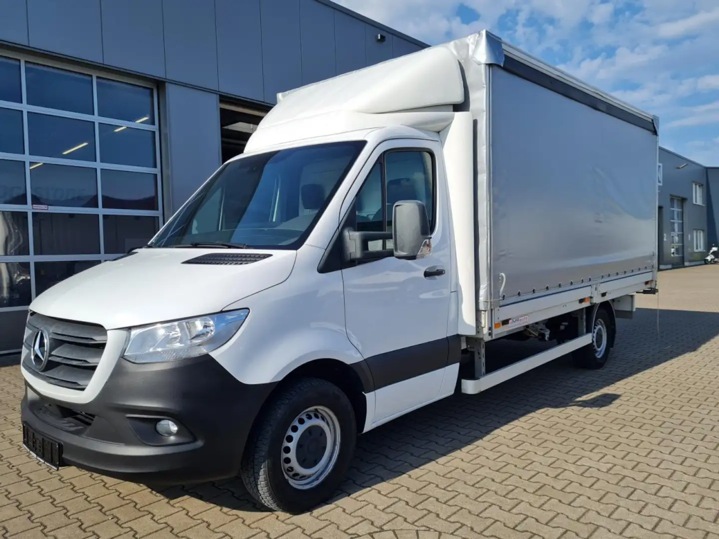 Mercedes-Benz Sprinter 316 CDI Pritsche Schiebe Plane RWD Klima Weiß - 2