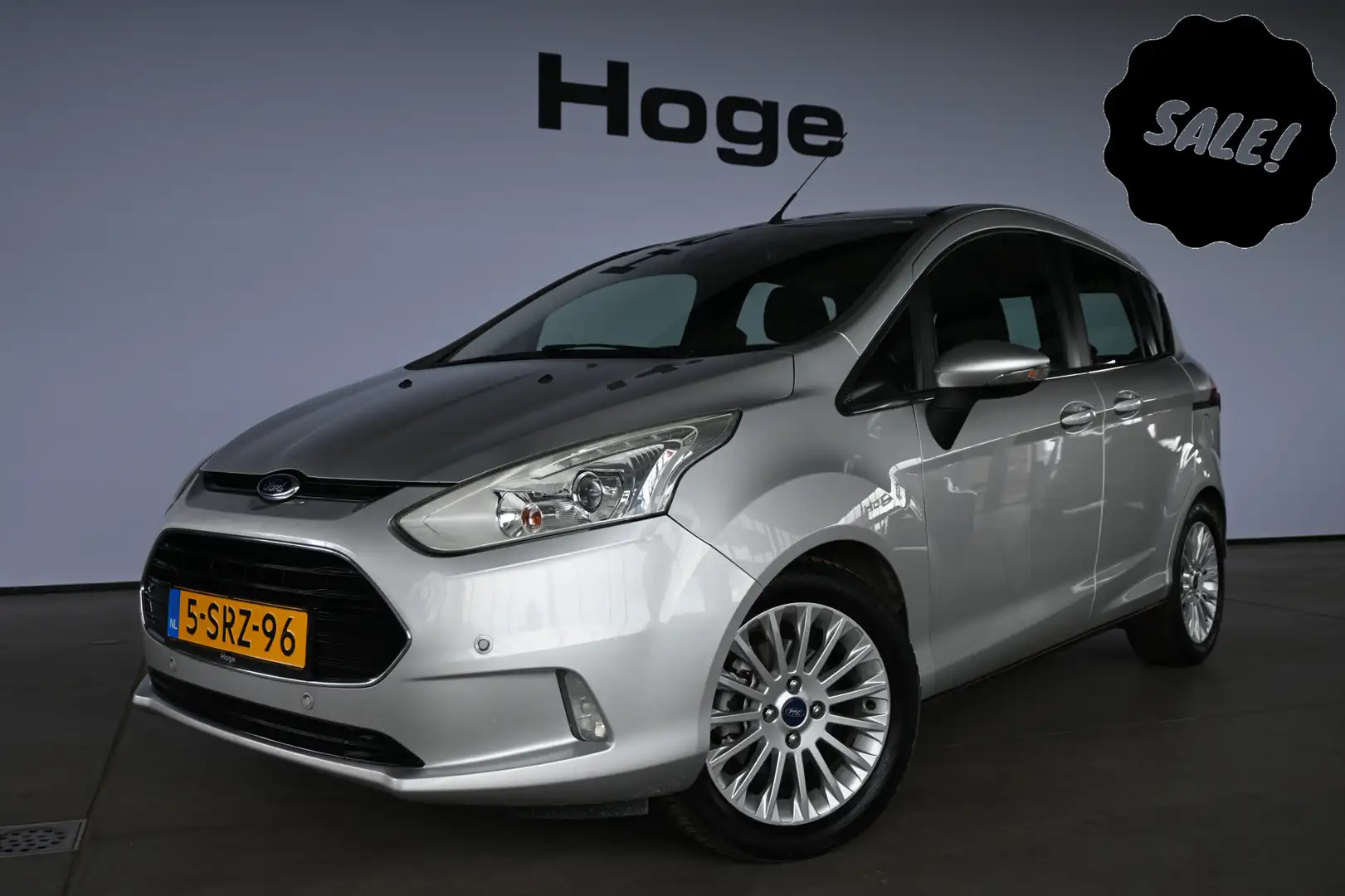 Ford B-Max 1.0 EcoBoost Titanium Ecc Navigatie LED Goed Onder Grijs - 1