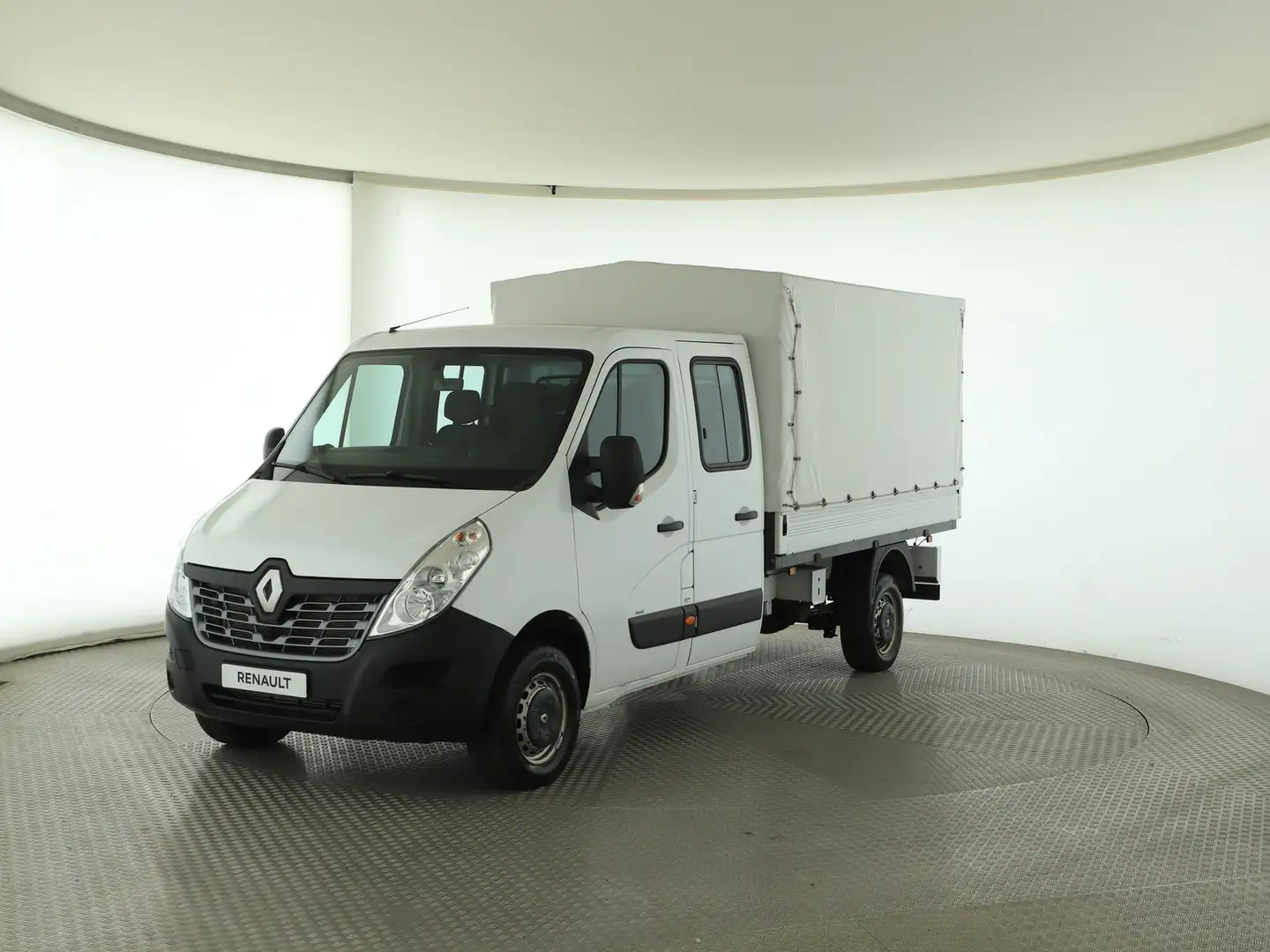 Renault Master DoKa Pritsche dCi 130 L3H1 Allrad Klima Weiß - 1