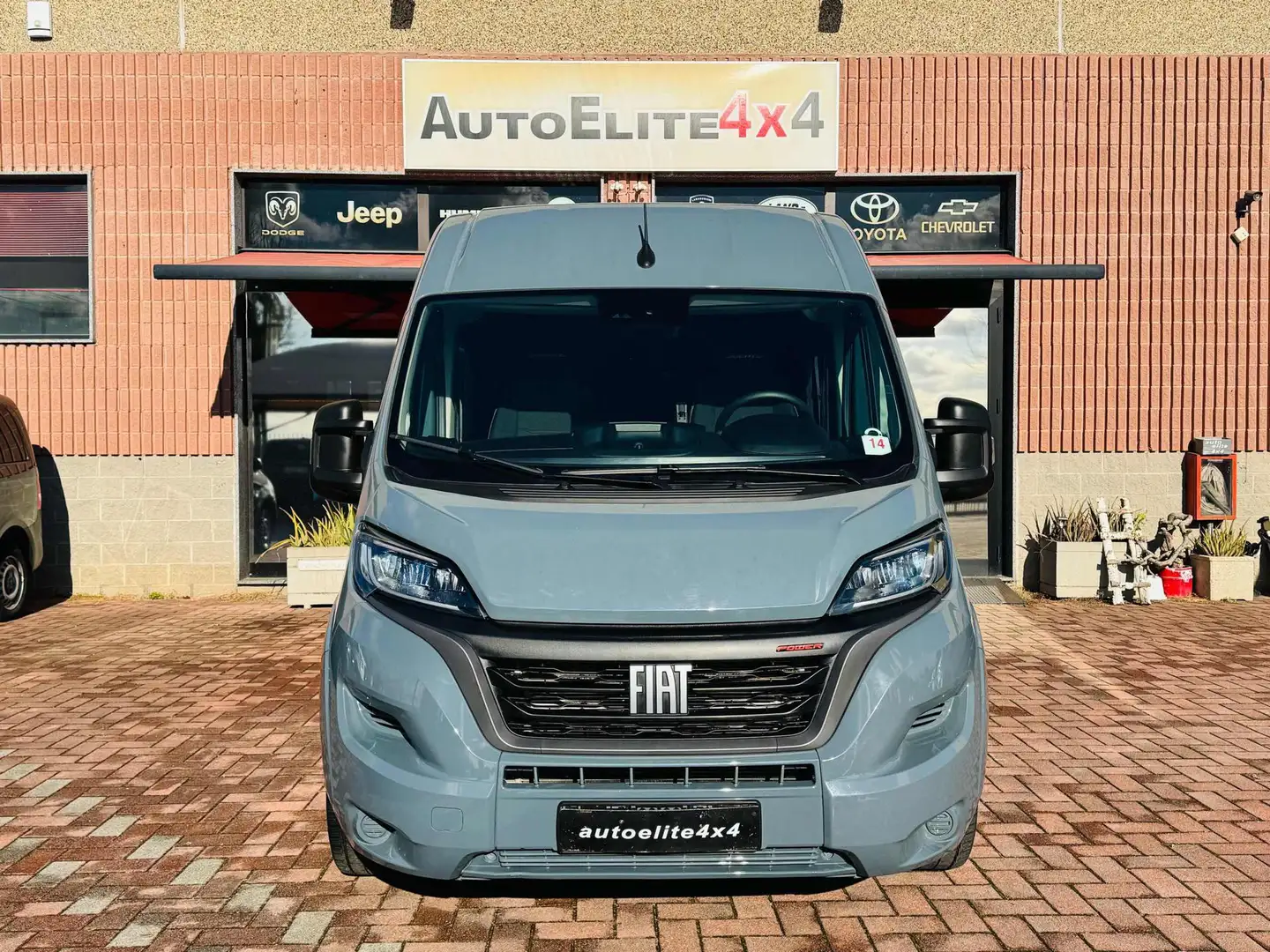Fiat Ducato AUTOM 180 cv SEMICAMPERIZZATO WEBASTO 640cm Gris - 1