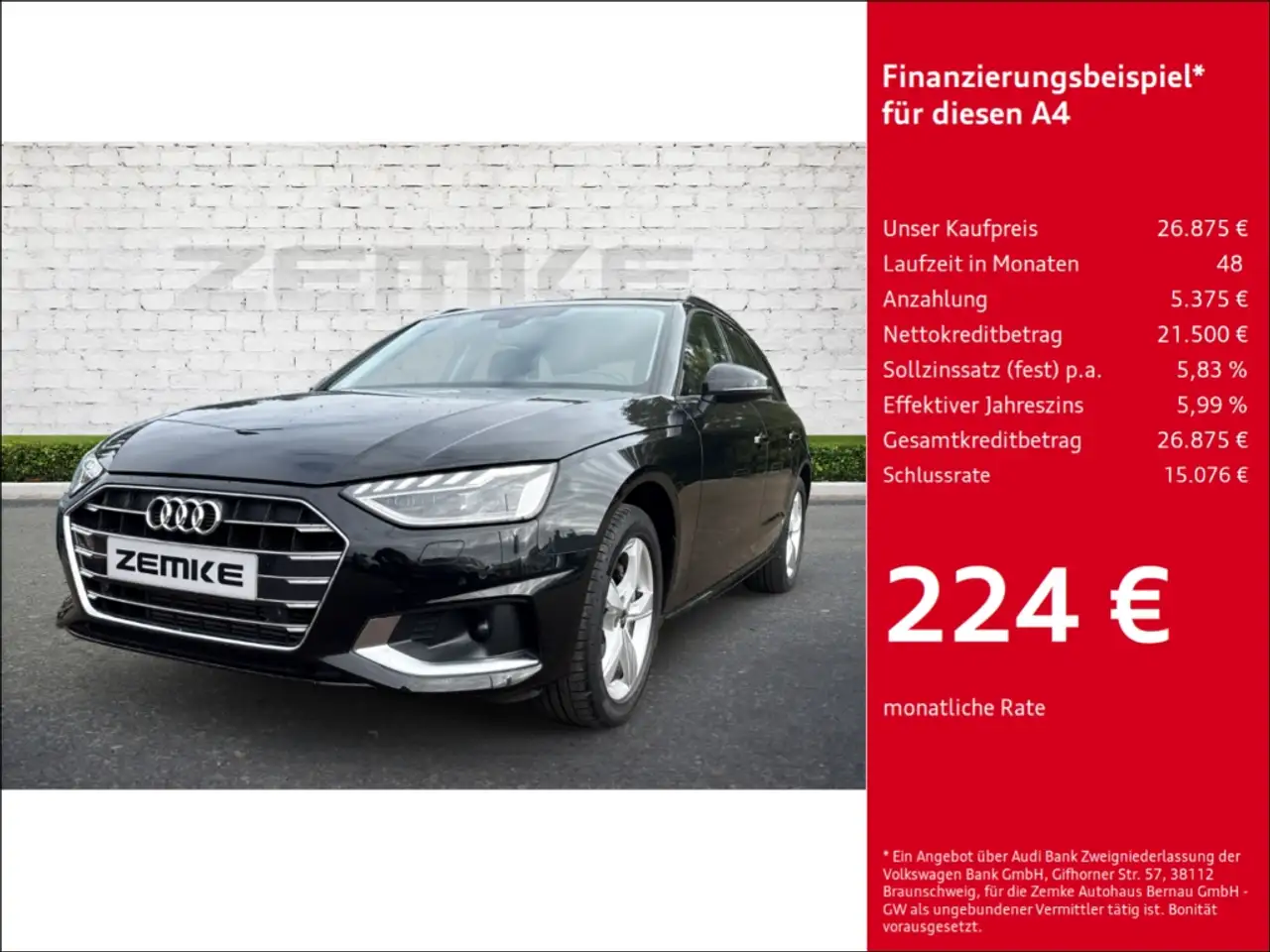 Audi A4 Avant 40 TFSI S tronic advanced Navi Digitales Coc — миниатюра 1