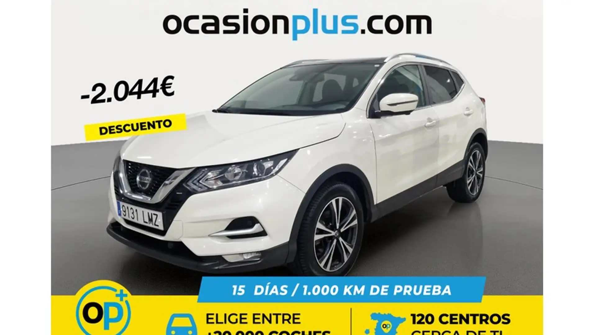 Nissan Qashqai 1.3 DIG-T N-Connecta 4x2 DCT 117kW Weiß - 1