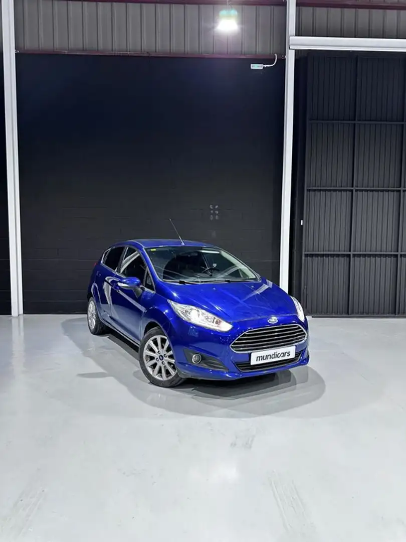 Ford Fiesta 1.0 EcoBoost Titanium Powershift Bleu - 2