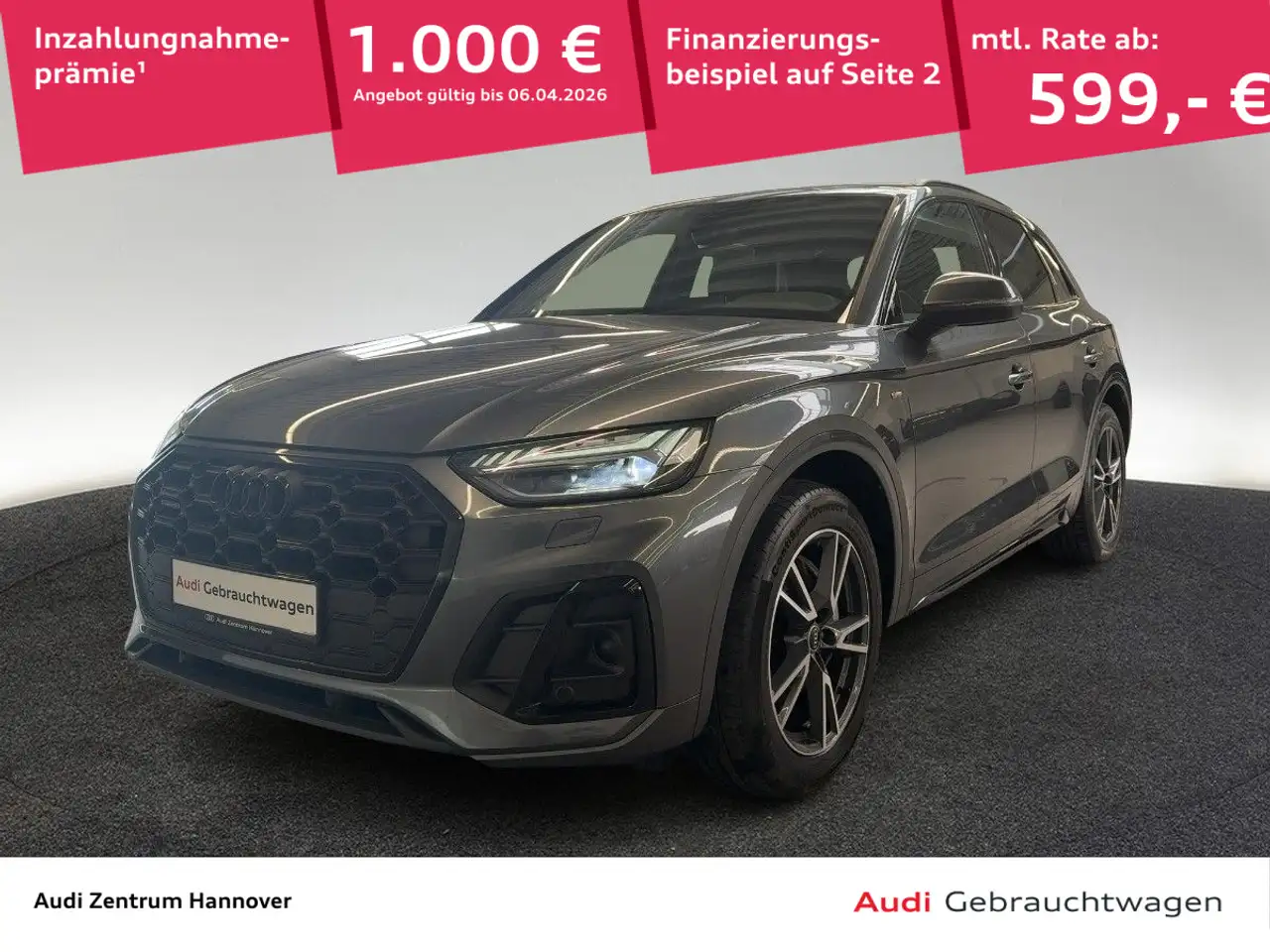 Audi Q5 S line 55 TFSI e quattro Matrix Standklima Ka — миниатюра 1