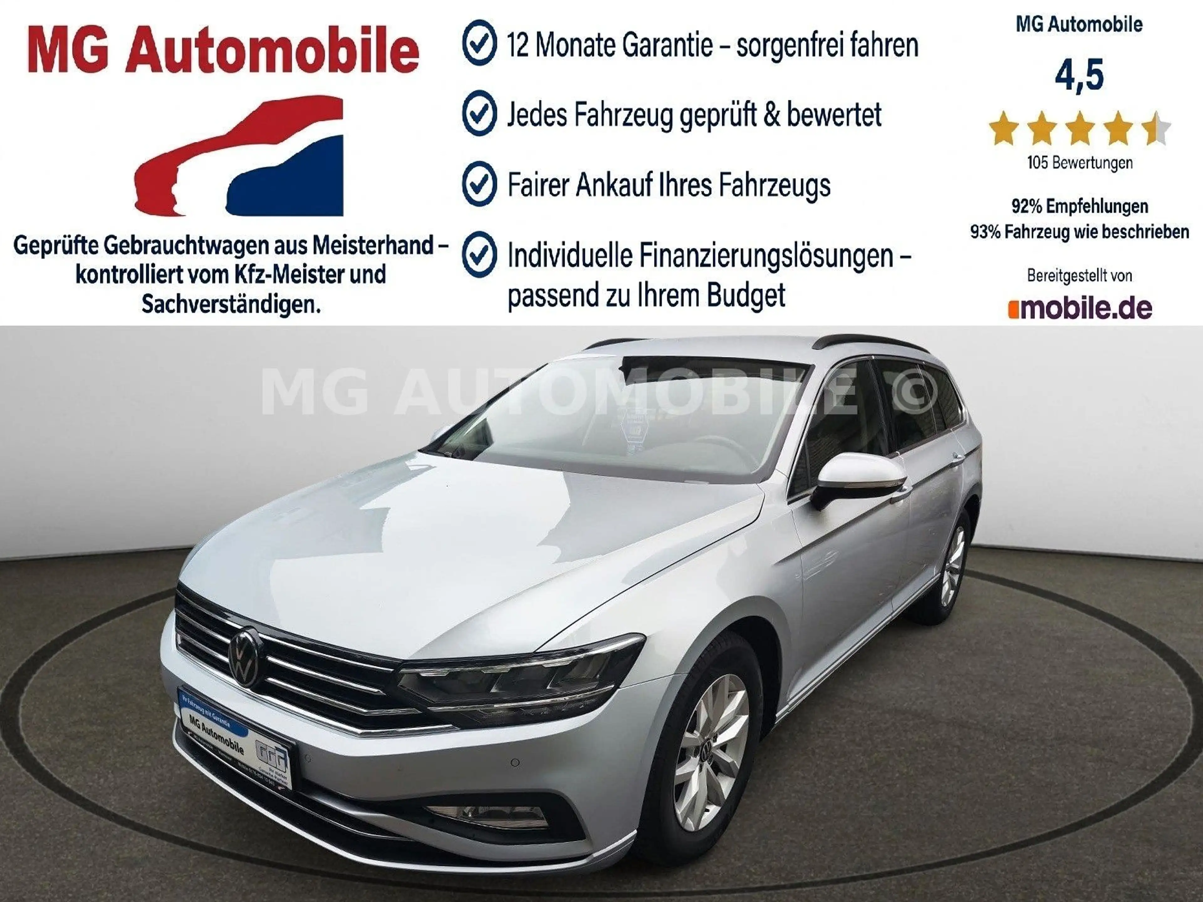 Volkswagen Passat Variant 2.0 TDI SCR DSG Business 1.Hd AHK