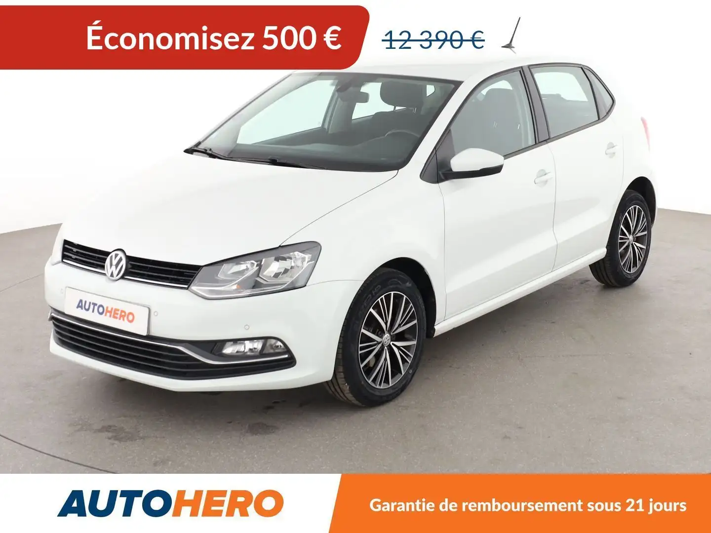 Volkswagen Polo 1.2 TSI BlueMotion Tech Confortline Blanc - 1