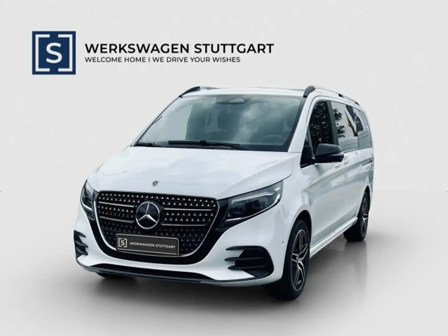 Mercedes-Benz V 300 V 300 d 4MATIC EXCLUSIVE L AMG PANO AIRMATIC 360 Blanc - 1