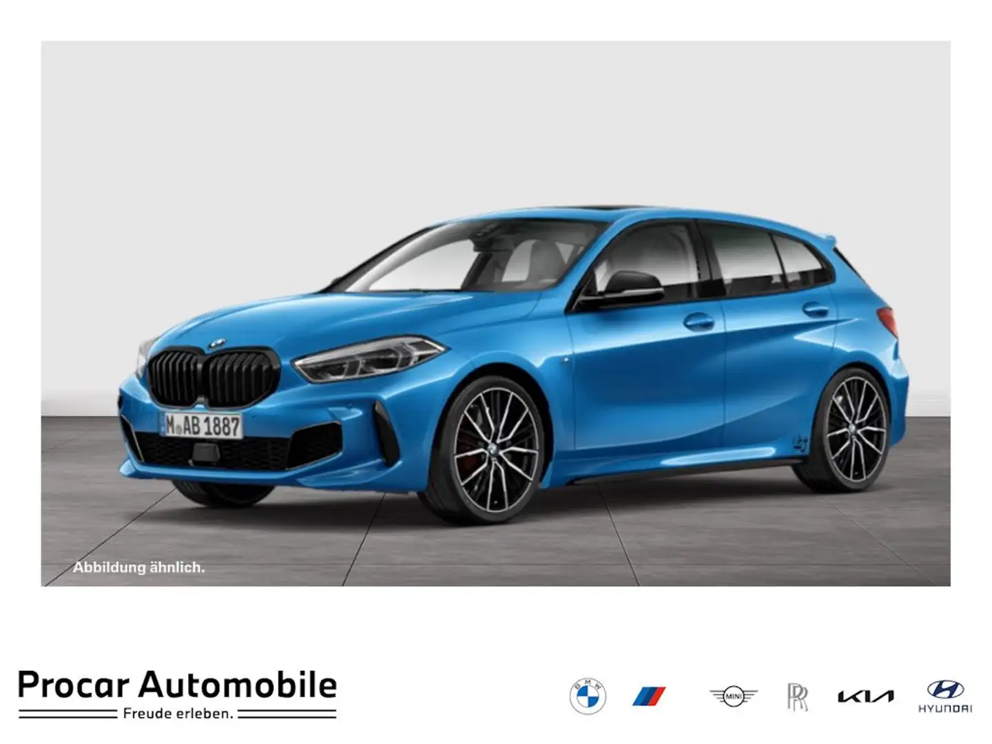 BMW 128 ti /5 Head-Up HK HiFi DAB LED WLAN Pano.Dach Blau - 1